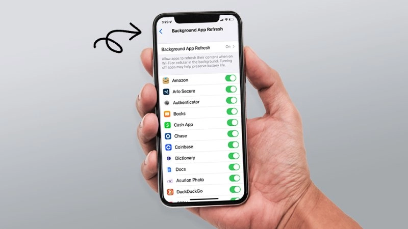 tắt ứng dụng nền iphone